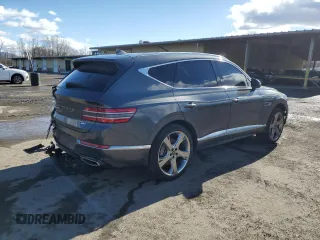 2023 Genesis GV80 z VIN KMUHBDSB5PU120430, wystawiony jako Copart lot #43413055 z przebiegiem 16 949 mil mil oraz Szkoda całkowita • Salvage title. Historia ofert i sprzedaży dostępna na DreamBid. Obrazek 3.