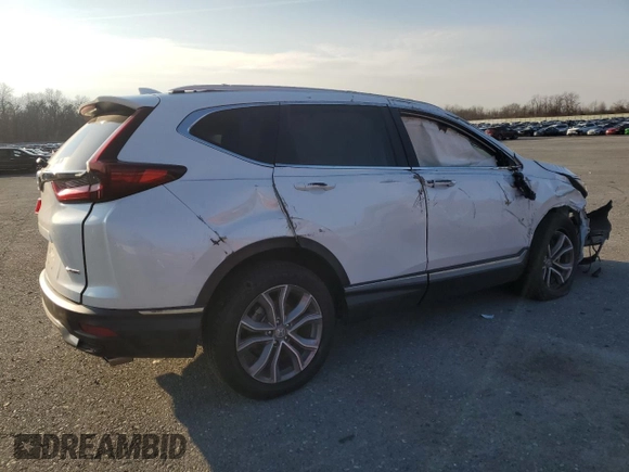 2020 Honda CR-V Touring with VIN 5J6RW1H91LL001234, listed as a Copart auction lot 41403165 with 73,340 mi miles and Salvage Title. Bid and sale history available at carsss.com. Image 3.