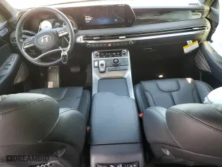 2024 Hyundai Palisade Calligraphy with VIN KM8R74GE7RU751108, listed as a Copart auction lot 50709255 with 15,120 mi miles and Salvage Title. Bid and sale history available at carsss.com. Image 8.