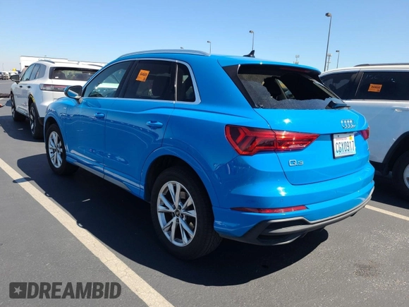 2023 Audi Q3 S line Premium with VIN WA1DECF32P1108964, listed as a IAAI auction lot 42889692 with 54,133 mi miles and . Bid and sale history available at DreamBid. Image 15.