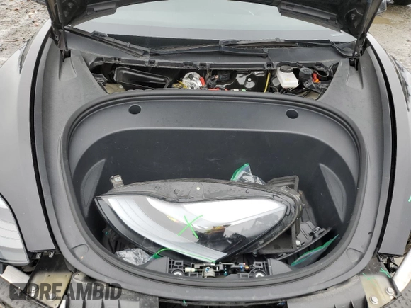 2023 Tesla Model 3 Long Range with VIN 5YJ3E1EB9PF607217, listed as a Copart auction lot 50103645 with 82,198 mi miles and Salvage Title. Bid and sale history available at DreamBid. Image 11.