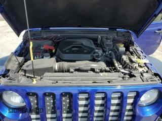 2019 Jeep Wrangler Unlimited Sport S with VIN 1C4HJXDN7KW532960, listed as a Copart auction lot 50556645 with 103,172 mi miles and Salvage title. Bid and sale history available at DreamBid. Image 12.