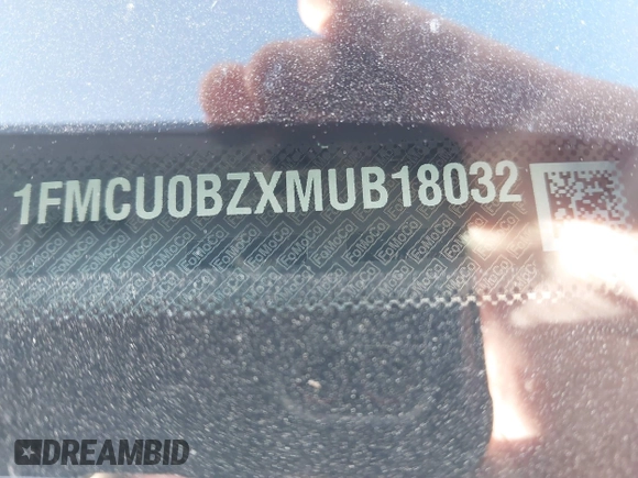 2021 Ford Escape SE Hybrid z VIN 1FMCU0BZXMUB18032, wystawiony jako IAAI lot #41481800 z przebiegiem 34 702 mil mil oraz . Historia ofert i sprzedaży dostępna na DreamBid. Obrazek 9.