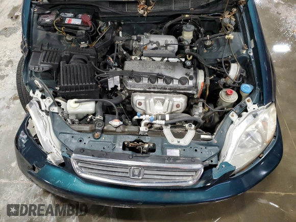 1998 Honda Civic EX with VIN 2HGEJ8642WH539768, listed as a Copart auction lot 87055024 with 126,726 mi miles and Salvage Title. Bid and sale history available at carsss.com. Image 12.