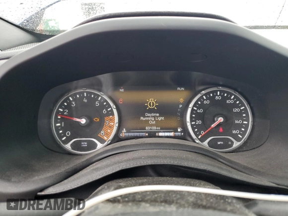 2020 Jeep Renegade Limited with VIN ZACNJBD18LPL82744, listed as a Copart auction lot 59294635 with 63,109 mi miles and Clean title. Bid and sale history available at DreamBid. Image 9.
