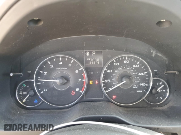 2011 Subaru Legacy Prem with VIN 4S3BMBB60B3239852, listed as a Copart auction lot 55136885 with 189,679 mi miles and Salvage title. Bid and sale history available at DreamBid. Image 9.