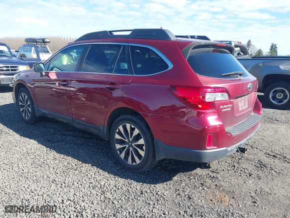 2015 Subaru Outback 2.5i Limited with VIN 4S4BSANC1F3314349, listed as a IAAI auction lot 41844184 with 132,850 mi miles. Bid and sale history available at carsss.com. Image 3.