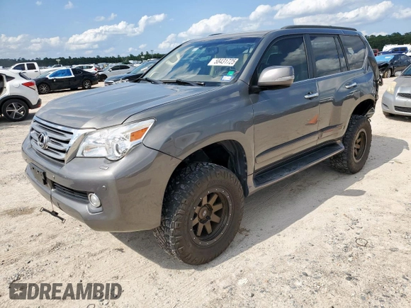 2012 Lexus GX 460 Premium with VIN JTJJM7FX2C5040932, listed as a Copart auction lot 58431725 with 130,995 mi miles and Salvage title. Bid and sale history available at DreamBid. Image 1.