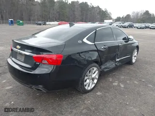 2015 Chevrolet Impala LTZ with VIN 2G1165S34F9210681, listed as a IAAI auction lot 41696745 with 117,037 mi miles. Bid and sale history available at carsss.com. Image 4.