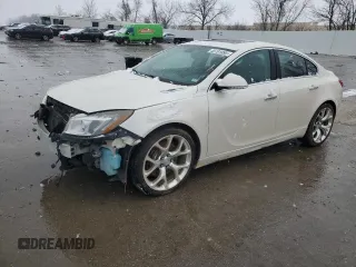 2013 Buick Regal GS with VIN 2G4GV5GVXD9192825, listed as a Copart auction lot 45191895 with 171,974 mi miles and Salvage Title. Bid and sale history available at carsss.com. Image 1.