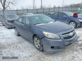 2013 Chevrolet Malibu LS with VIN 1G11B5SA5DF320945, listed as a IAAI auction lot 41620721 with 196,568 mi miles. Bid and sale history available at carsss.com. Image 1.