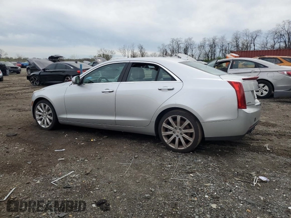 2014 Cadillac ATS Luxury AWD with VIN 1G6AH5SXXE0113677, listed as a Copart auction lot 50582865 with 86,787 mi miles and Salvage Title. Bid and sale history available at carsss.com. Image 2.
