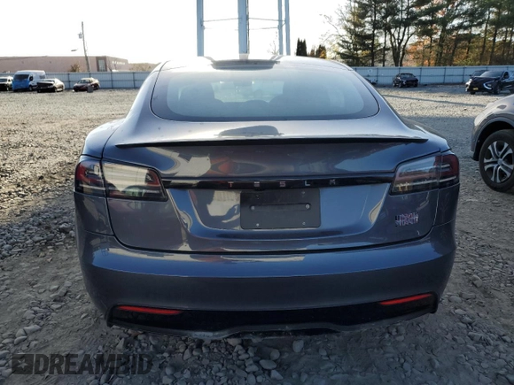 2023 Tesla Model S Plaid с VIN 5YJSA1E60PF508053, выставлен на аукционе Copart как лот 78726204 с пробегом Не указан миль и Списание • Salvage title. История ставок и продаж доступна на DreamBid. Изображение 6.