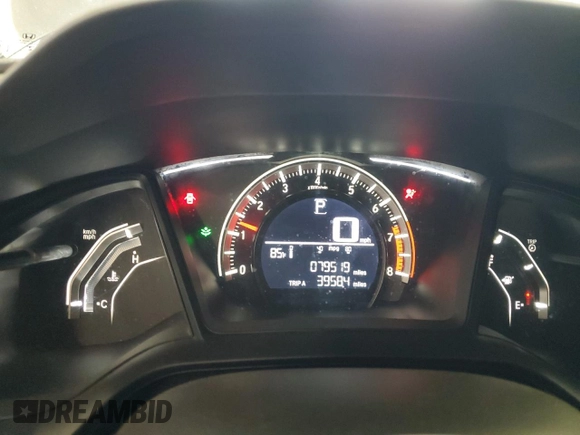 2017 Honda Civic LX with VIN 2HGFC2F5XHH539976, listed as a Copart auction lot 60558865 with 79,519 mi miles and Salvage title. Bid and sale history available at DreamBid. Image 9.
