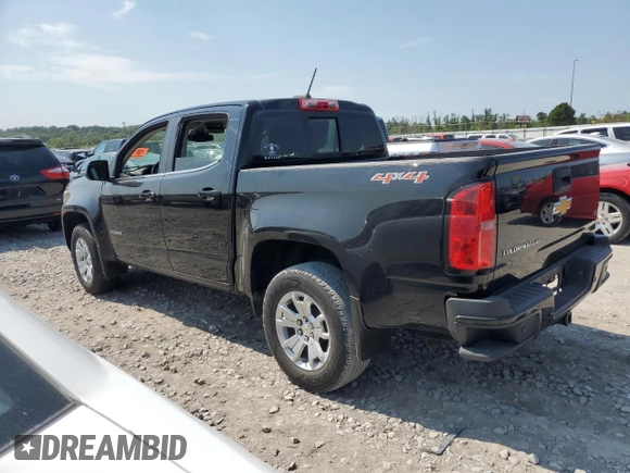 2020 Chevrolet Colorado 4WD LT with VIN 1GCGTCEN4L1220042, listed as a Copart auction lot 77997254 with 0 mi miles and Salvage Title. Bid and sale history available at carsss.com. Image 2.