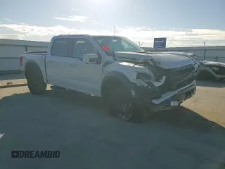 2024 Ford F-150 Raptor with VIN 1FTFW1RG9RFA65096, listed as a Copart auction lot 43702405 with 21,959 mi miles and Salvage Title. Bid and sale history available at DreamBid. Image 10.