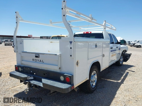 2021 Ram 2500 Tradesman with VIN 3C6UR4HL2MG604574, listed as a IAAI auction lot 42356580 with 54,026 mi miles and . Bid and sale history available at DreamBid. Image 4.