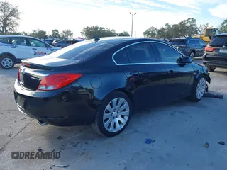 2011 Buick Regal CXL Turbo TO7 with VIN W04G15GV2B1089250, listed as a IAAI auction lot 41396416 with 157,216 mi miles. Bid and sale history available at carsss.com. Image 4.
