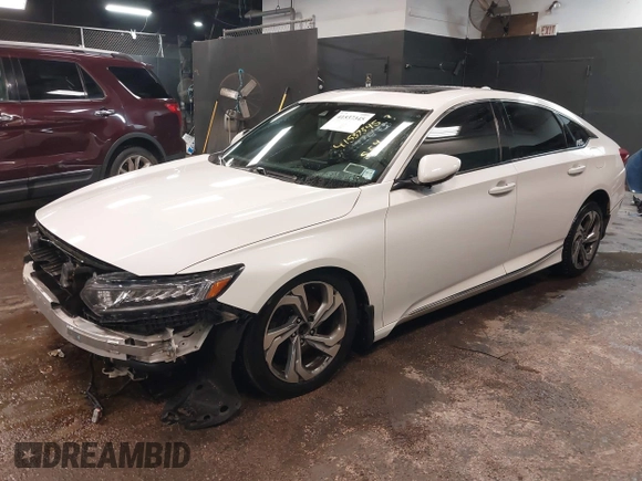 2020 Honda Accord EX-L with VIN 1HGCV2F52LA023440, listed as a IAAI auction lot 41537345 with 81,011 mi miles and . Bid and sale history available at DreamBid. Image 2.