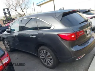 2014 Acura MDX Tech Pkg with VIN 5FRYD3H41EB012164, listed as a IAAI auction lot 41765473 with 59,935 mi miles. Bid and sale history available at carsss.com. Image 15.