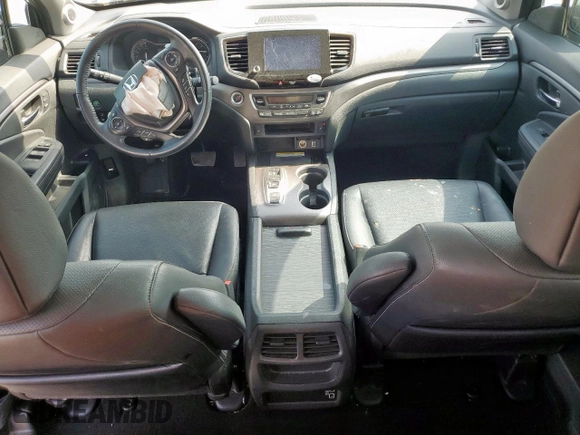 2023 Honda Ridgeline RTL-E with VIN 5FPYK3F76PB036572, listed as a Copart auction lot 54717085 with 34,516 mi miles and Salvage title. Bid and sale history available at DreamBid. Image 8.