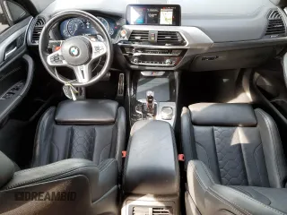 2020 BMW X3 M Competition with VIN 5YMTS0C00LLT10453, listed as a Copart auction lot 74014573 with 35,896 mi miles. Bid and sale history available at carsss.com. Image 8.