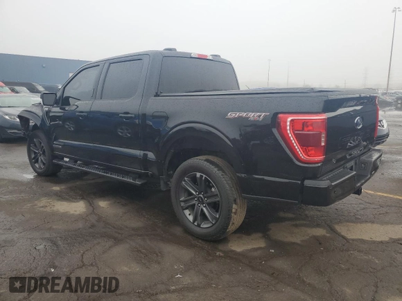 2023 Ford F-150 XL with VIN 1FTFW1ED2PFD30384, listed as a Copart auction lot 55593215 with 21,107 mi miles and Clean title. Bid and sale history available at DreamBid. Image 2.