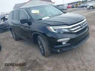2017 Honda Pilot EX with VIN 5FNYF6H35HB089810, listed as a IAAI auction lot 41612186 with 116,489 mi miles and . Bid and sale history available at DreamBid. Image 1.