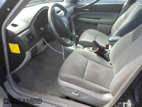 2007 Subaru Forester X with VIN JF1SG65627H725217, listed as a Copart auction lot 55703225 with Not provided miles and Salvage title. Bid and sale history available at DreamBid. Image 7.