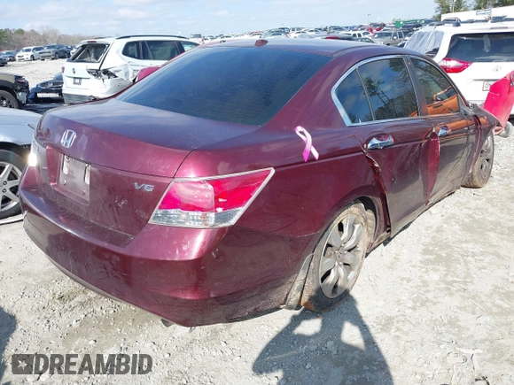 2009 Honda Accord EX-L with VIN 1HGCP36809A036836, listed as a IAAI auction lot 41491455 with 176,503 mi miles and . Bid and sale history available at DreamBid. Image 4.