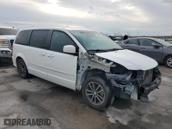 2015 Dodge Grand Caravan American Value with VIN 2C4RDGBG0FR636219, listed as a Copart auction lot 54527235 with 95,175 mi miles and Salvage Title. Bid and sale history available at DreamBid. Image 4.