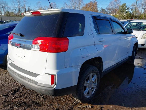 2016 GMC Terrain SLE with VIN 2GKALMEK2G6333836, listed as a IAAI auction lot 40810413 with 35,292 mi miles and . Bid and sale history available at carsss.com. Image 4.