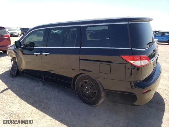 2012 Nissan Quest S with VIN JN8AE2KP8C9033053, listed as a Copart auction lot 54130704 with 155,162 mi miles and Salvage Title. Bid and sale history available at carsss.com. Image 2.