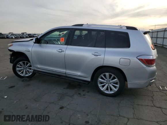 2011 Toyota Highlander Hybrid Limited with VIN JTEDC3EHXB2001572, listed as a Copart auction lot 79129854 with 150,193 mi miles and Salvage Title. Bid and sale history available at carsss.com. Image 2.