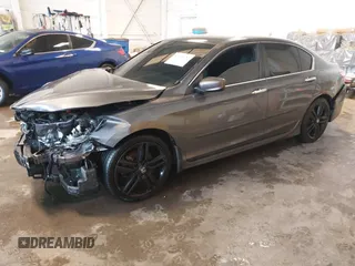 2016 Honda Accord Sport with VIN 1HGCR2F56GA192029, listed as a IAAI auction lot 42370827 with 76,679 mi miles and . Bid and sale history available at DreamBid. Image 17.
