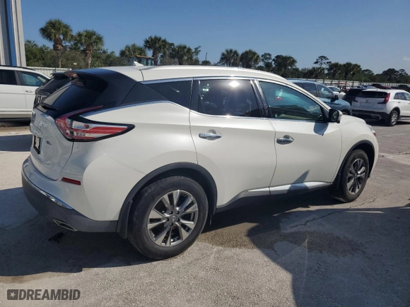 2015 Nissan Murano SL with VIN 5N1AZ2MG0FN290650, listed as a Copart auction lot 44533015 with 0 mi miles and Salvage Title. Bid and sale history available at carsss.com. Image 3.