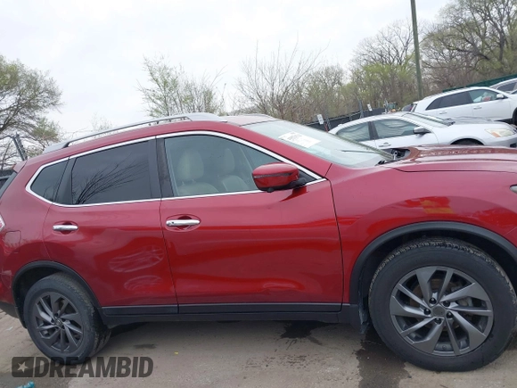 2016 Nissan Rogue SL with VIN 5N1AT2MV4GC765181, listed as a IAAI auction lot 41870560 with 91,249 mi miles and . Bid and sale history available at DreamBid. Image 6.