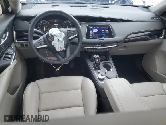 2023 Cadillac XT4 FWD Premium Luxury with VIN 1GYFZCR42PF193101, listed as a Copart auction lot 54977605 with 14,258 mi miles and Non repairable. Bid and sale history available at DreamBid. Image 8.