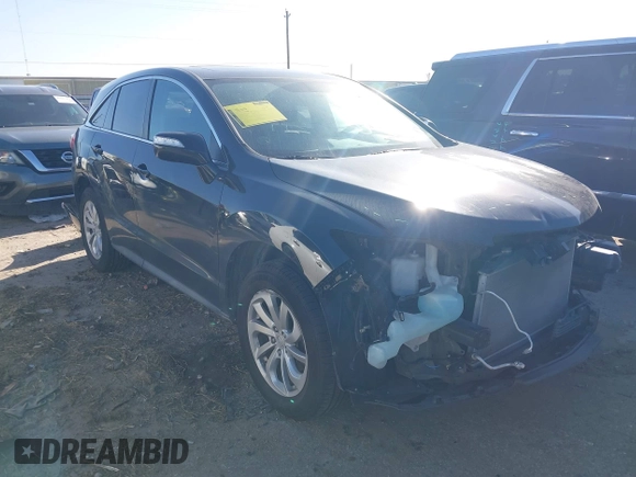 2016 Acura RDX with VIN 5J8TB4H34GL000252, listed as a IAAI auction lot 41214093 with 75,894 mi miles. Bid and sale history available at carsss.com. Image 1.
