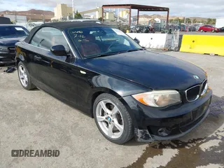 2013 BMW 1 Series 128i with VIN WBAUN1C54DVR01541, listed as a IAAI auction lot 42802640 with 119,881 mi miles and . Bid and sale history available at DreamBid. Image 1.