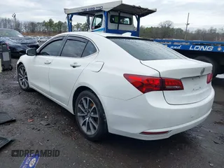 2017 Acura TLX V6 w/Technology Pkg with VIN 19UUB3F53HA001702, listed as a IAAI auction lot 41929371 with 85,086 mi miles. Bid and sale history available at carsss.com. Image 3.
