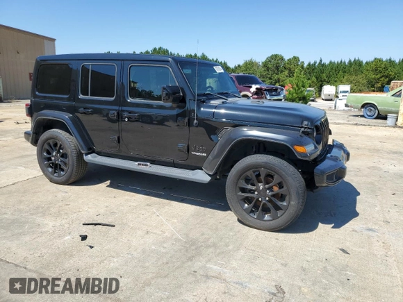 2020 Jeep Wrangler Unlimited Sahara Altitude with VIN 1C4HJXEG3LW321854, listed as a Copart auction lot 70761874 with Not provided miles and Clean title. Bid and sale history available at DreamBid. Image 4.