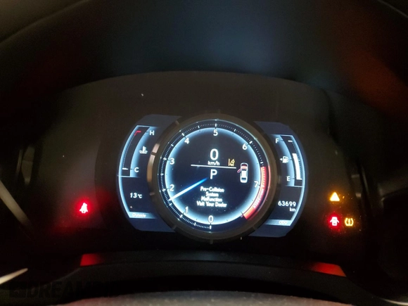 2017 Lexus IS 350 with VIN JTHCE1D25H5014408, listed as a Copart auction lot 88109545 with 63,699 mi miles and Salvage title. Bid and sale history available at DreamBid. Image 9.