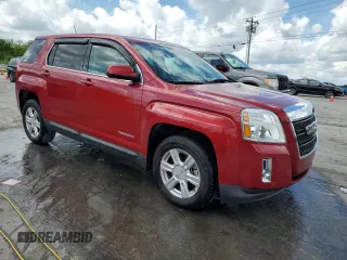2014 GMC Terrain SLE with VIN 2GKALMEK1E6167709, listed as a Copart auction lot 54376345 with 121,068 mi miles and Salvage Title. Bid and sale history available at carsss.com. Image 4.