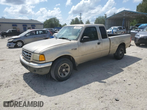 2002 Ford Ranger XLT Appearance with VIN 1FTYR44E32TA51614, listed as a Copart auction lot 61653905 with 194,762 mi miles and Salvage title. Bid and sale history available at DreamBid. Image 1.
