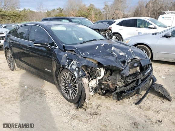 2018 Ford Fusion Hybrid Titanium with VIN 3FA6P0RU4JR269668, listed as a Copart auction lot 86408894 with 92,745 mi miles and Salvage Title. Bid and sale history available at carsss.com. Image 4.