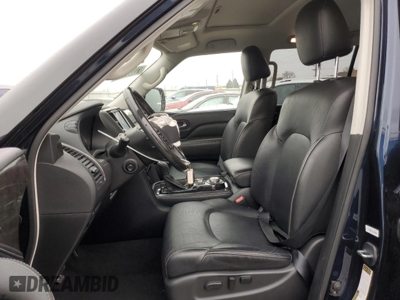 2021 Infiniti QX80 LUXE with VIN JN8AZ2AE2M9271910, listed as a Copart auction lot 71008452 with 46,327 mi miles. Bid and sale history available at carsss.com. Image 7.