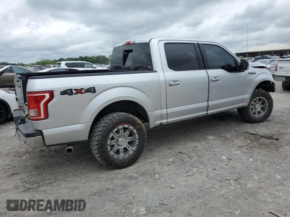 2016 Ford F-150 XLT with VIN 1FTEW1EF7GFD16686, listed as a Copart auction lot 56043975 with 105,709 mi miles and Salvage title. Bid and sale history available at DreamBid. Image 3.
