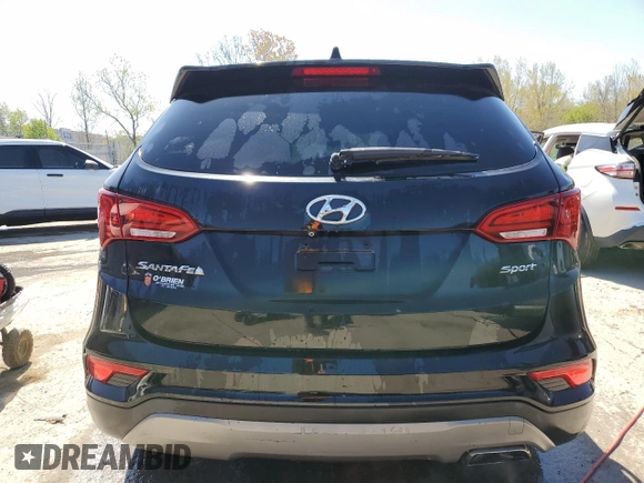 2017 Hyundai Santa Fe 2.4L z VIN 5XYZU3LB5HG392277, wystawiony jako Copart lot #51601765 z przebiegiem 81 943 mil mil oraz Szkoda całkowita • Salvage title. Historia ofert i sprzedaży dostępna na DreamBid. Obrazek 6.