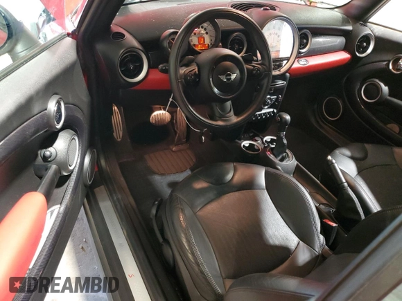2013 MINI Convertible S with VIN WMWZP3C51DT551227, listed as a Copart auction lot 55432645 with 23,995 mi miles and Salvage Title. Bid and sale history available at DreamBid. Image 8.